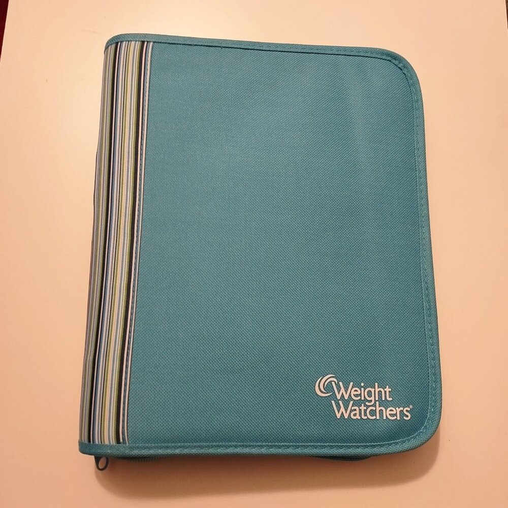 Weight Watchers Zippered Organizer Case With Mesh Pockets -LIKE NEW